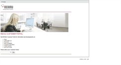 Desktop Screenshot of index.cp.rehau.com